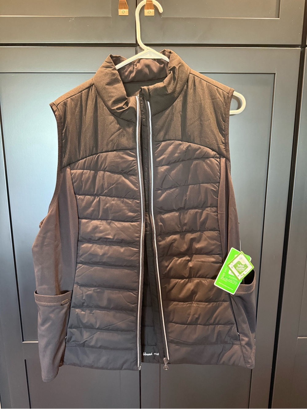 healing hands Black Quilted Puffer Vest